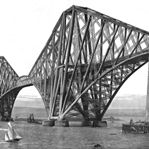 The Forth Road Bridge; To be opened by H. R. H. The Prince of Wales on Tuesday, March 4, 1890, 1890. Creator: Unknown