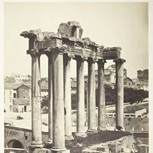 Forum Romanum, Rome, 1854 / 57. Creators: Bisson Freres, Louis-Auguste Bisson
