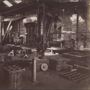 The Foundry, 1870s-80s. Creator: Louis Lafon