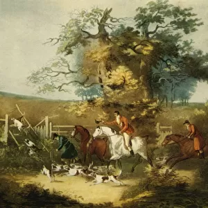 Fox Hunting, 1806, (1944). Creator: Richard Gilson Reeve
