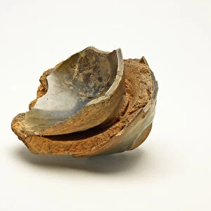 Fragments of Tea Bowls, fused to their saggar, Song dynasty (960-1279), 12th / 13th century