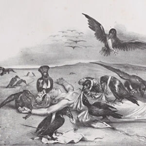 France Delivered to the Crows, 1831. Creator: Delaporte
