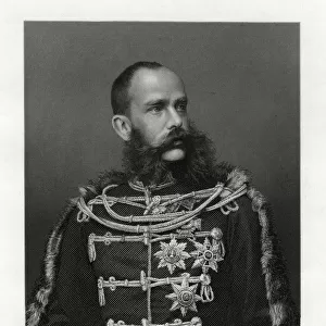 Francis Joseph, Emperor of Austria, 19th century. Artist: George J Stodart