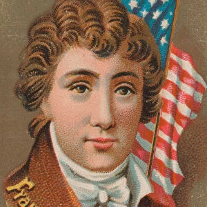 Francis Scott Key, from the series Great Americans (N76) for Duke brand cigarettes, 1888