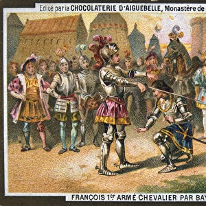 Francois I creates knight at Bayard, 1515, c19th Century