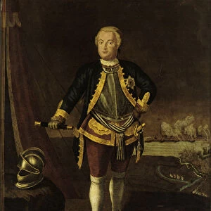 Frederick I of Prussia (Fridericus Wilhelmus Rex Borussiae Elector Brandenburgensis). Artist: Busch, Georg Paul (?-1756)