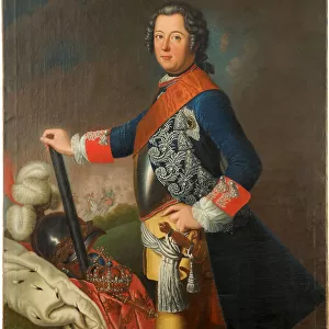 Frederick II of Prussia, 1743. Artist: Matthieu, David (1697-1756)