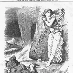 The French Andromeda; or, wanted, a Perseus, 1883. Artist: Joseph Swain