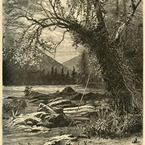 The French Broad, 1872. Creator: Frederick William Quartley