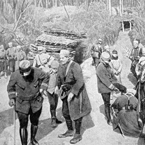 French colonial soldiers in Picardy, France, World War I, 1915