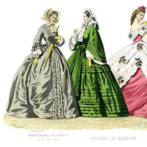 French costume: Second Republic, Napoleon III, (1882)