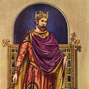 A French King of the Carlovingian or Capetian Dynasties, 1924. Creator: Herbert Norris