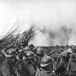 The French front line at Douaumont, Verdun, France, 25 February 1916