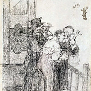 French Penalty, between 1824 and 1828. Artist: Francisco Goya