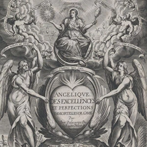 Frontispiece for Angelique des excellences de l ame, 1626
