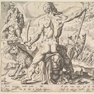 Gad, from the series The Twelve Patriarchs, 1550. Creator: Dirck Volkertsen Coornhert