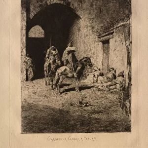 Garde de la Casbah a Tetuan. Creator: Mariano Fortuny y Carbo (Spanish, 1838-1874)