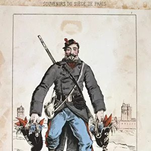Garde Mobile de la Seine, Siege of Paris, 1870-1871
