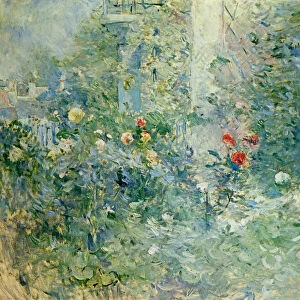 Garden in Bougival (Le jardin a Bougival), 1884. Artist: Morisot, Berthe (1841-1895)