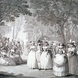 The garden of Carlton House, London, 1784 (1785)