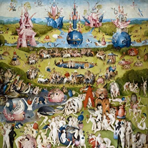 The Garden of Earthly Delights (Central panel), c. 1500. Artist: Bosch, Hieronymus (c. 1450-1516)
