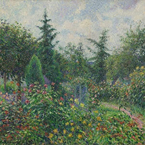 Garden and henhouse at Octave Mirbeau s, Les Damps, 1892
