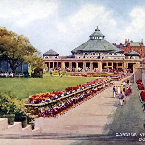 The gardens of Villa Marina, Douglas, Isle of Man, early 20th century