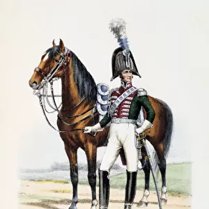 Gardes-du-Corps de Monsieur, 1814. Artist: Eugene Titeux