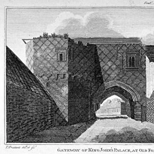 Gateway of King Johns Palace at Old Ford, Poplar, London, 1793. Artist: Thomas Prattent