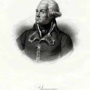 General Dumourier, French soldier and politician, 1845. Artist: GB Shaw