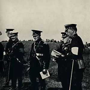 With General French at Army Manoeuvres, 1912, (1945). Creator: Unknown
