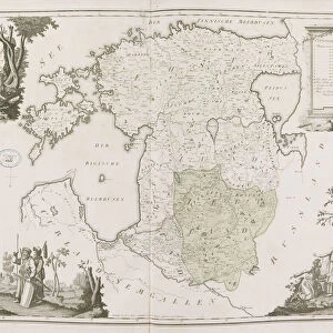 General map of Estonia and Latvia. (Atlas de la Livonie), 1798