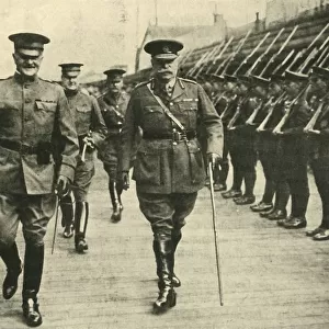 General Pershing and Lieutenant General Pitcairn Campbell, First World War, 8 June 1917, (c1920)