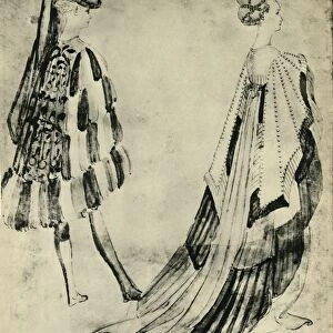 Gentleman and Lady in Court Costume, c1420-1455, (1943). Creator: Pisanello