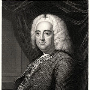 George F Handel, 19th century. Artist: Thomson Scot