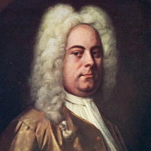 George Frideric Handel, (1685-1759), German composer, c1730s. Artist: Balthasar Denner
