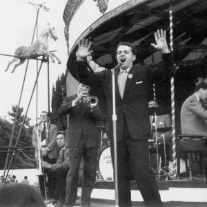 George Melly with Mick Mulligan Band, Beaulieu Jazz Festival, Hampshire, 1960. Creator