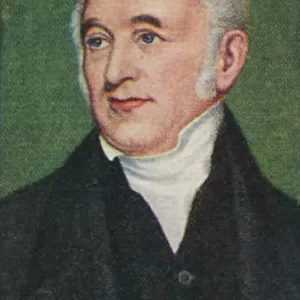 George Stephenson, taken from a series of cigarette cards, 1935