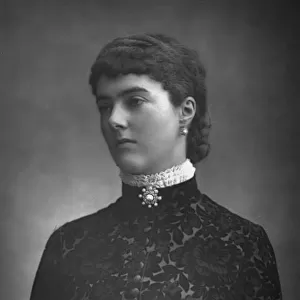 Georgiana, Countess of Dudley, 1890. Artist: W&D Downey