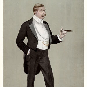 A German Attache, Baron Hermann von Eckardstein, German diplomat, 1898. Artist: Spy