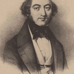 German composer and teacher Eduard Marxsen (1806-1887), 1840s
