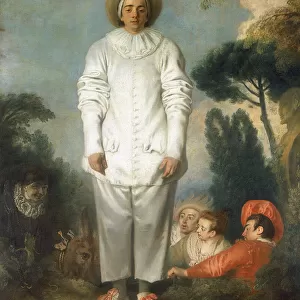Gilles - Pierrot, 1718-1719. Artist: Jean-Antoine Watteau