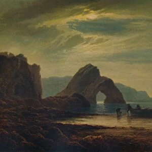 Gilters Point, Tenby, by Moonlight, 1872-1874, (1935). Artist: Arthur Gilbert