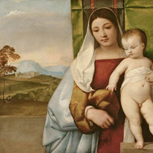 The Gipsy Madonna, c. 1510. Artist: Titian (1488-1576)