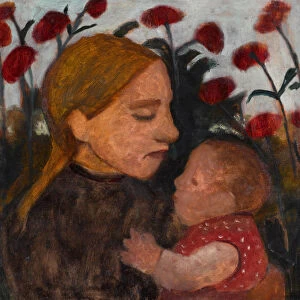Girl with child, 1902. Artist: Modersohn-Becker, Paula (1876-1907)