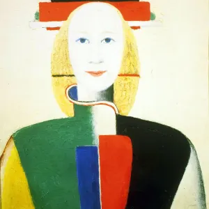 A Girl with a Comb, 1932-1933. Artist: Kazimir Malevich