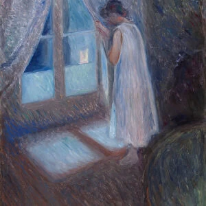 The Girl by the Window, 1893. Creator: Edvard Munch