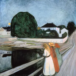 Girls on the Bridge, 1901. Artist: Edvard Munch