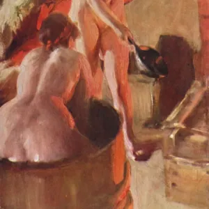 Girls from Dalarna Having a Bath, 1908, (1931). Artist: Anders Leonard Zorn