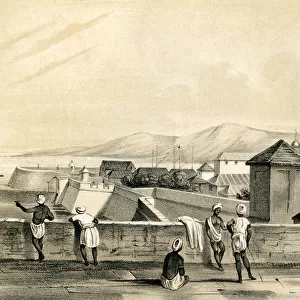 Goa, from the Upper Curtain, India, 1847. Artist: Dean & Co